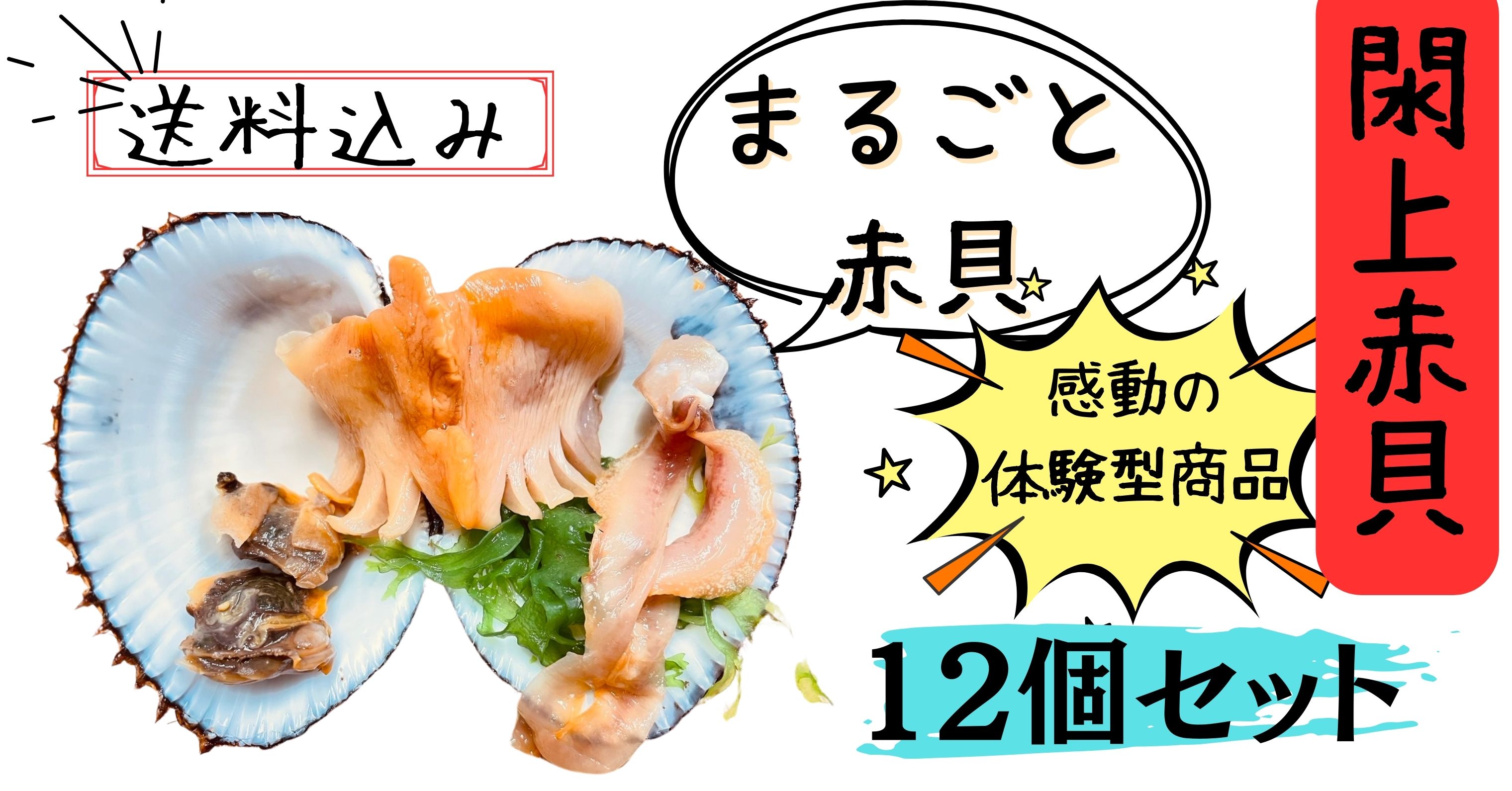まるごと閖上赤貝12個でお得