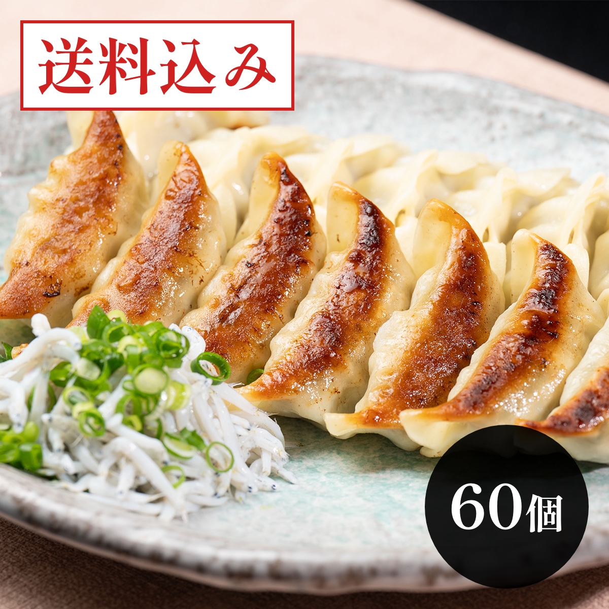 【６０個】閖上しらす餃子